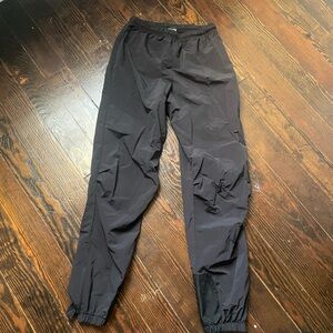 Early Winters Medium Black Joggers Pants Ski Winter Rain Drawstring Waist